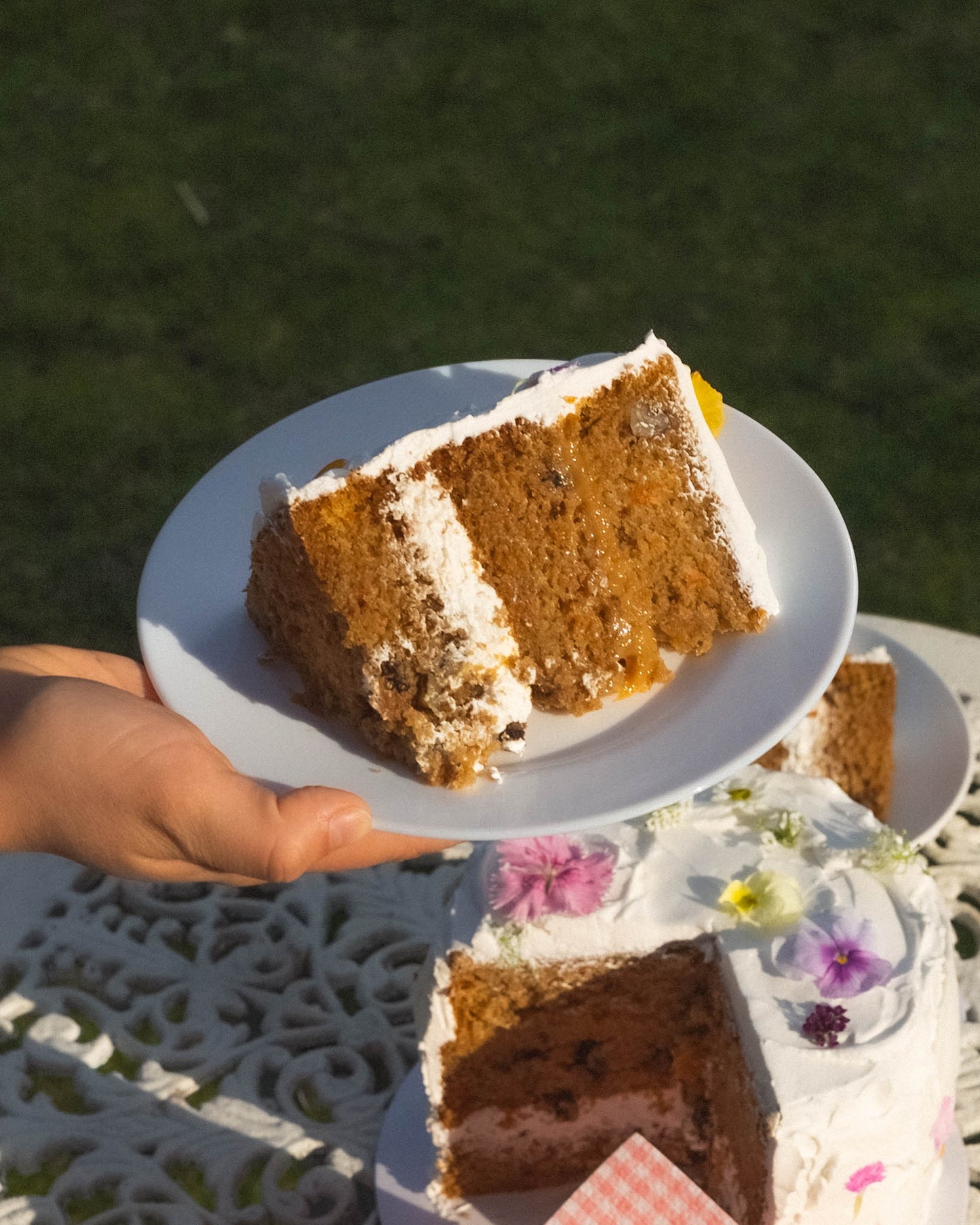 Torta Carrot Cake Floral