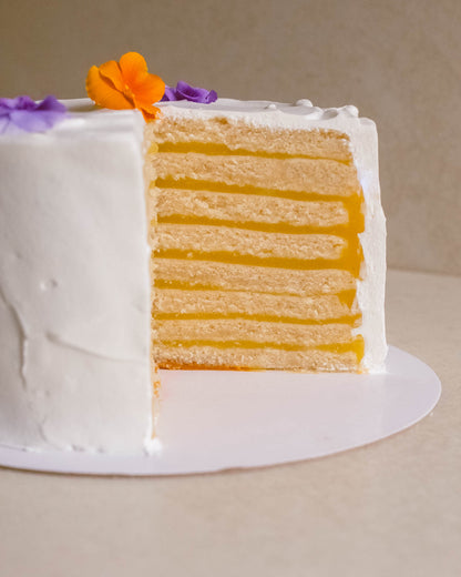Torta Panqueque Naranja Floral